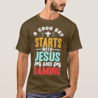 Funny Christian Jesus Gaming Gift for Christian T-Shirt