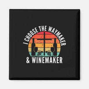 Funny Christian Jesus N Wine Humour Vintage Quotes Magnet