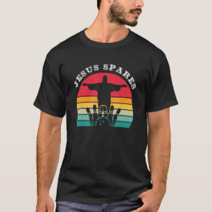 Funny Christian Jesus Spares Bowling T-Shirt