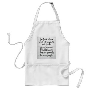 Funny Christian Religious Quote GK Chesterton Standard Apron