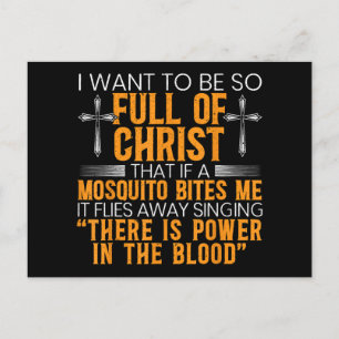 Funny Christian Religious Servant Of God Faithful Holiday Postcard