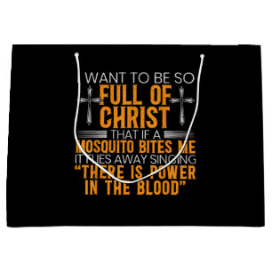 Funny Christian Religious Servant Of God Faithful  Large Gift Bag