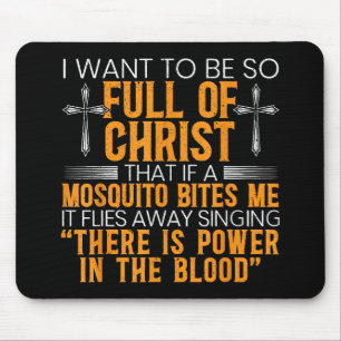 Funny Christian Religious Servant Of God Faithful  Mouse Mat