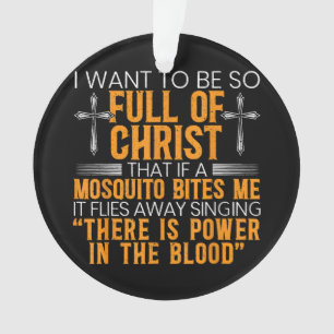 Funny Christian Religious Servant Of God Faithful  Ornament