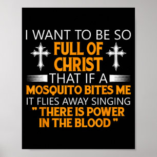 Funny Christian Religious Servant Of God Faithful Poster