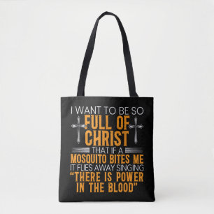 Funny Christian Religious Servant Of God Faithful  Tote Bag
