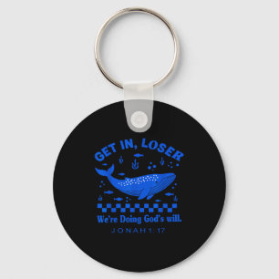 Funny christian saying bold god inspired faith key ring