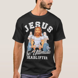 Funny Christian Sunday Mass Bodybuilder Gym Jesus T-Shirt
