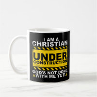 Funny Christian Under Construction Gift Catholic M