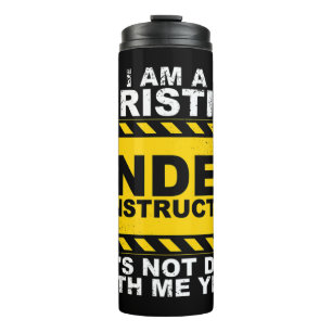 Funny Christian Under Construction Gift Catholic M Thermal Tumbler