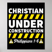 Funny Christian Under Construction Philipans 1-6 S