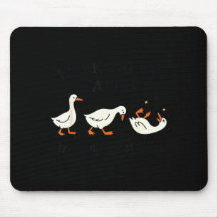 Funny Christian – Walking By Faith Tripng Constant Mouse Mat