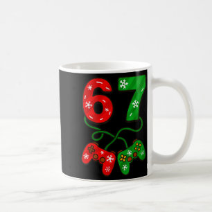 Funny Christmas 67 Meme Six Seven Video Games Game Coffee Mug