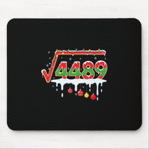 Funny Christmas 67 Meme Square Root 4489 Slang Mat Mouse Mat