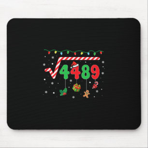 Funny Christmas 6 7 Math Teacher 67 Meme Square Ro Mouse Mat