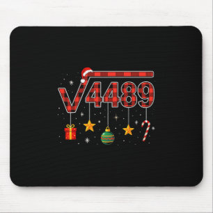 Funny Christmas 6 7 Six Seven Meme Square Root 448 Mouse Mat