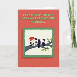 Funny Christmas Animal Card