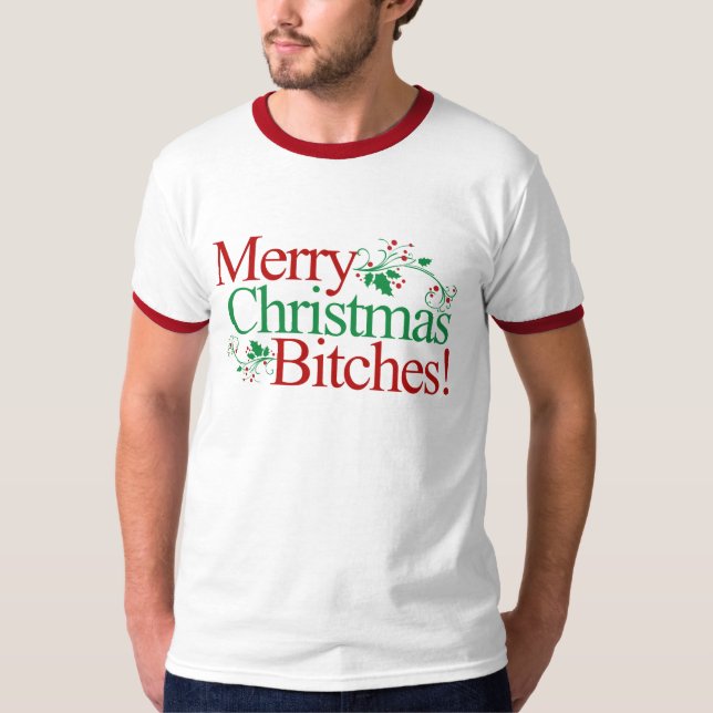 funny christmas b T-Shirt (Front)