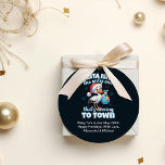 Funny Christmas Baby Pregnancy Announcement Classic Round Sticker<br><div class="desc">Share your joyous news with festive flair using our Christmas Miracle Pregnancy Announcement Classic Round Sticker. This charming sticker is perfect for adding a personal touch to your holiday announcements, gift wraps, or keepsakes. Featuring a delightful Christmas design, this sticker transforms ordinary items into memorable, personalised tokens of your exciting...</div>