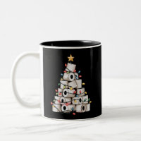 Funny Christmas Bathroom Toilet Paper Tree Humor