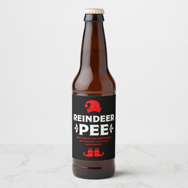 Funny Christmas Beer Labels (Front)