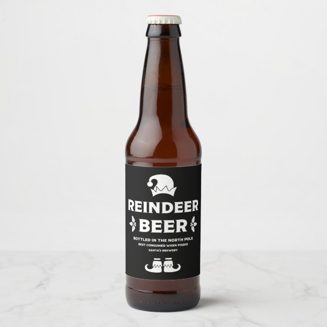 Funny Christmas Beer Labels (Front)
