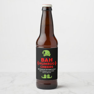 Funny Christmas Beer Labels