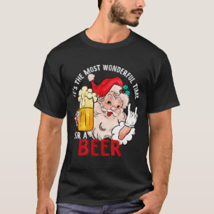 Funny Christmas Beer Meme Most Wonderful For Craft T-Shirt