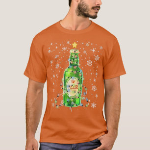 Funny Christmas Beer Tree Christmas Drinking Xmas T-Shirt