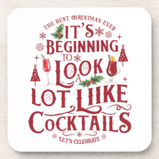 Funny Christmas Beverage Coaster