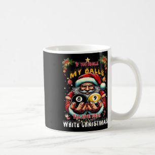 Funny Christmas Billiards Santa Jingle My Coffee Mug