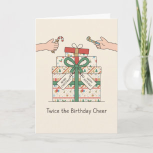 funny Christmas Birthday Card