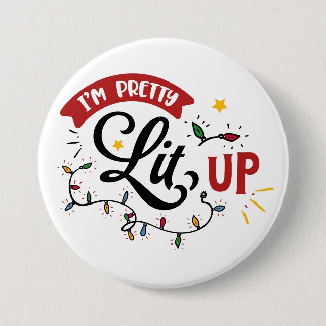 Funny Christmas Button (Front)