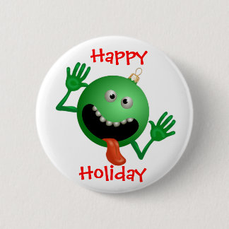 Funny Christmas Button Pin