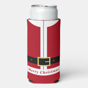 Funny Christmas Can Cooler Santa Claus Gift