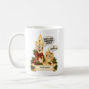 Funny Christmas Candles Coffee Mug
