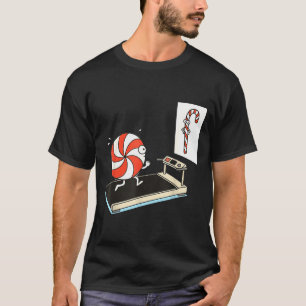 Funny Christmas Candy Cane Peppermint Candy Humor T-Shirt