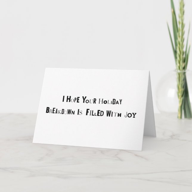 Funny Christmas Card (Front)
