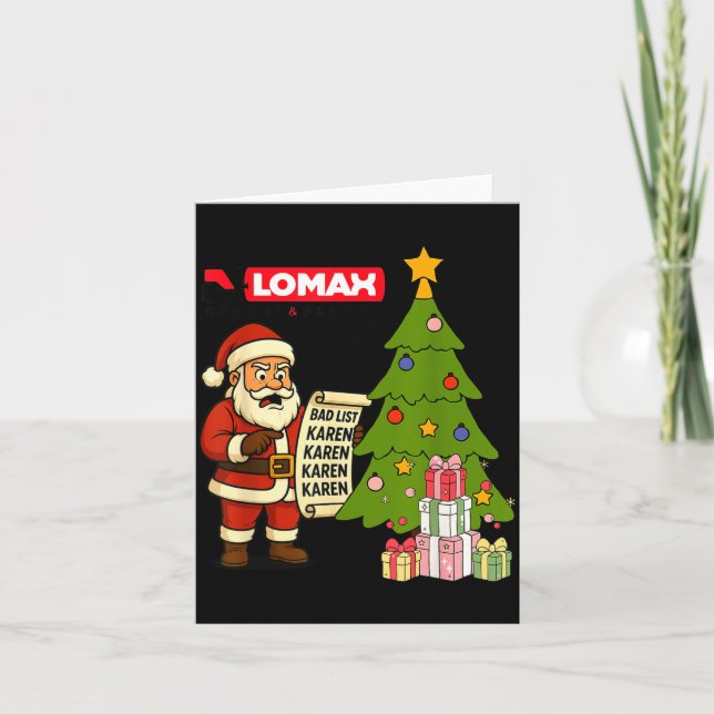 Funny Christmas  Card (Front)