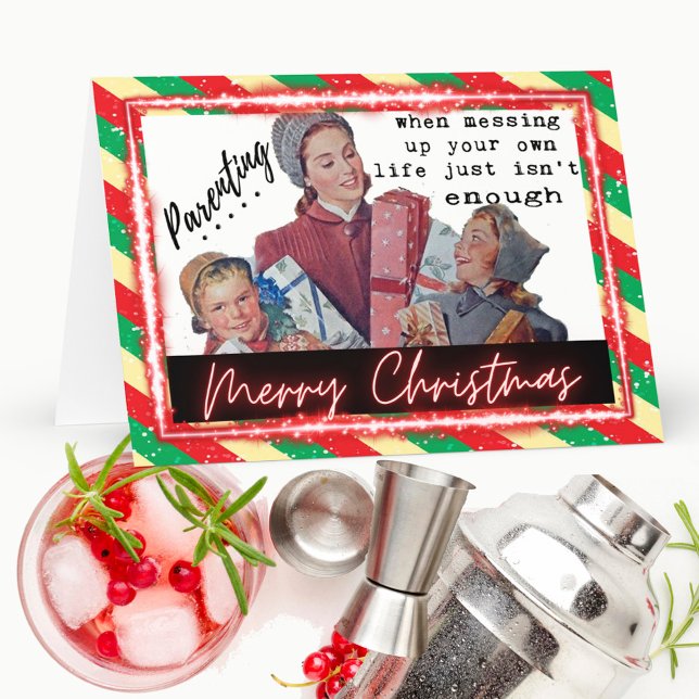 Funny Christmas Card Best Friend "Parenting" (Creator Uploaded)