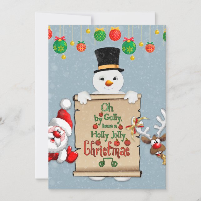 Funny Christmas card Christmas greeting card (Front)