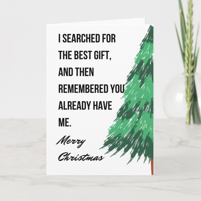 Funny Christmas Card for  Friends & Family (Front)
