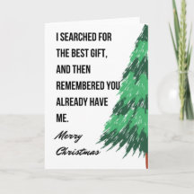 Funny Christmas Card for Friends & Family