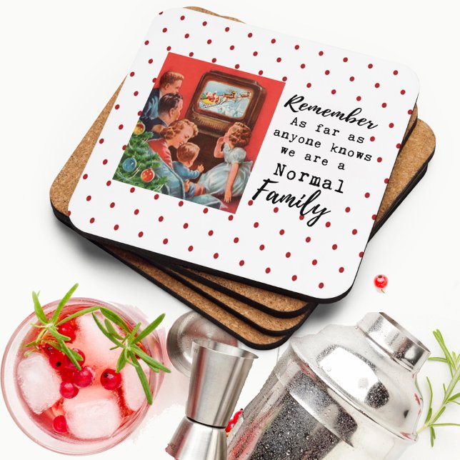 Funny Christmas Card Her Woman Best Friend Sassy Coaster (Creator Uploaded)