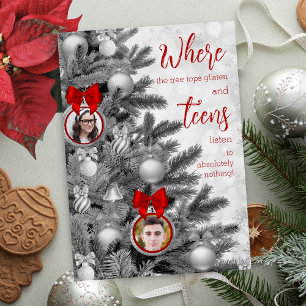 Funny Christmas Card Kids Family Photos Teens