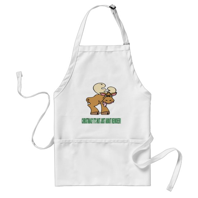 funny christmas card standard apron (Front)