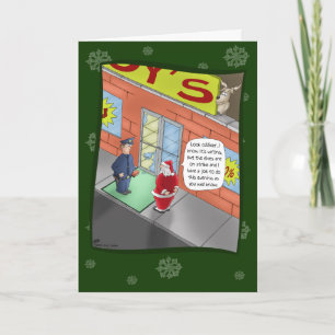 Funny Christmas Cards: Breaking and Entering Holiday Card