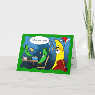 Funny Christmas Cards   Holiday Banana Greeting