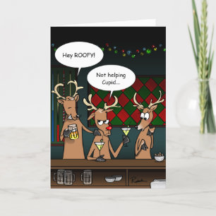 Funny Christmas Cards   Rudolph Holiday Greeting