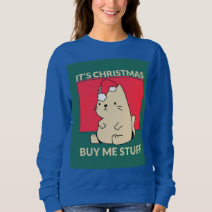 FUNNY CHRISTMAS CAT T-SHIRTS T-SHIRT